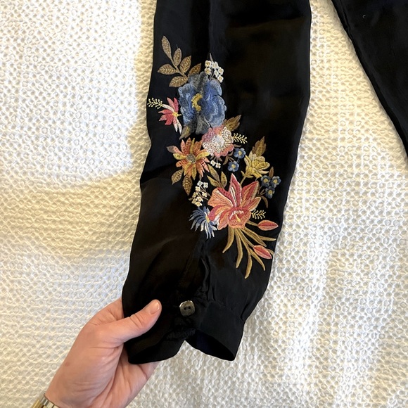 Johnny Was silky joggers - Picture 2 of 4